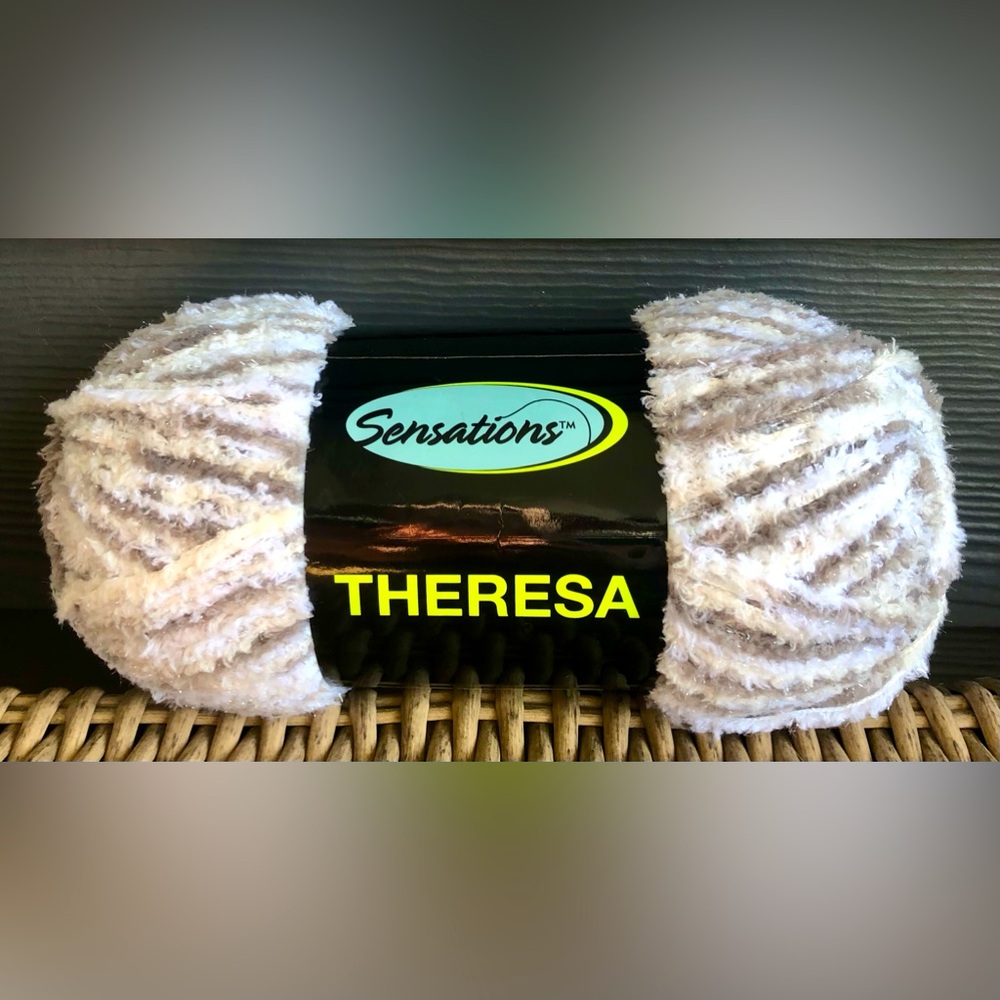 Sensations Yarn | Theresa || Color 39 Grey / Cream || NEW | Joanns Craft